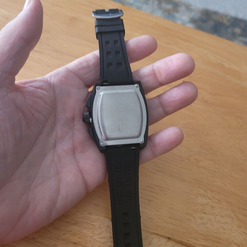 Black Skeleton Style Watch